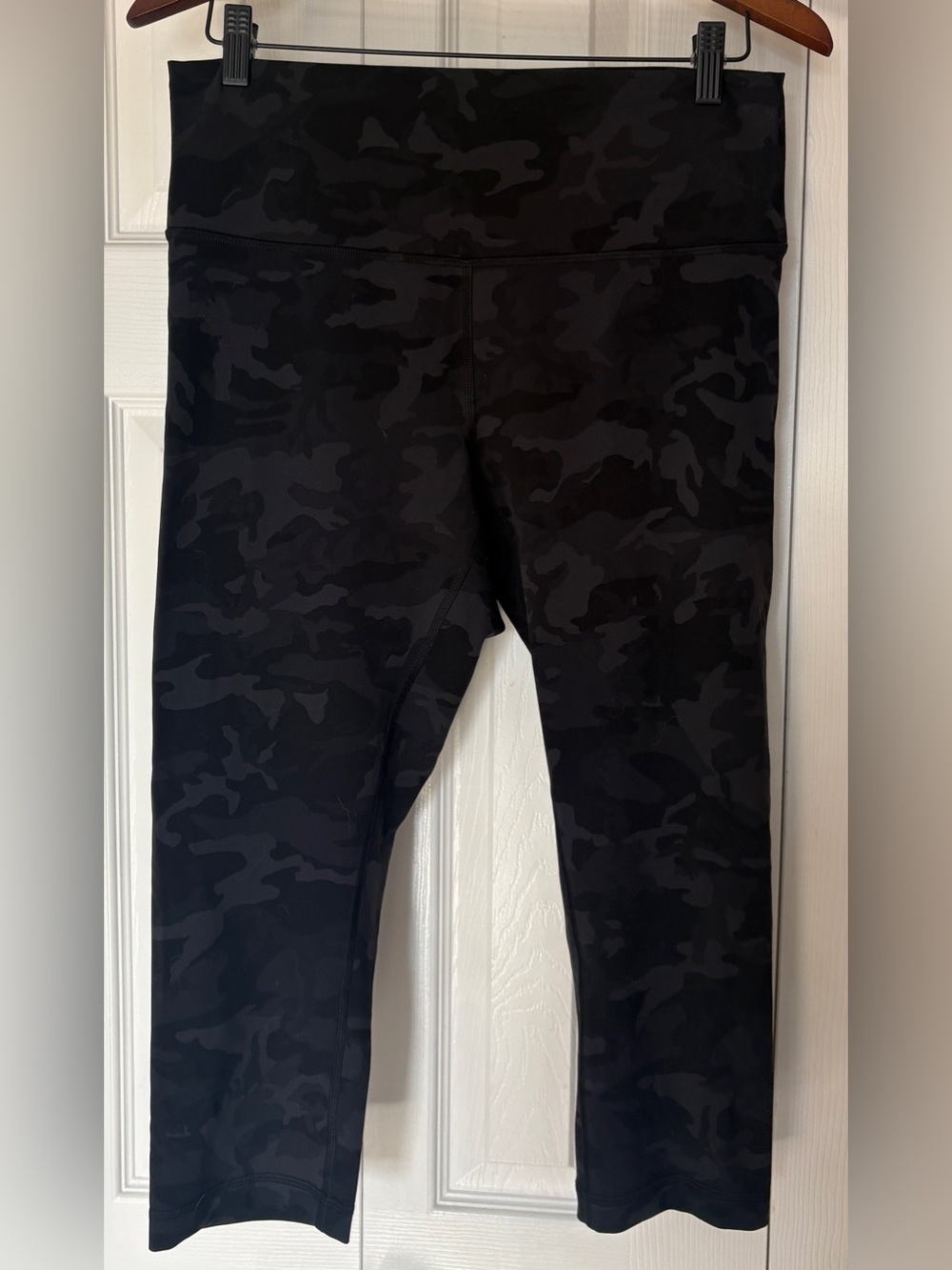 Lululemon Wunder Under High-Rise Crop Heritage 365 Camo Deep Coal Multi Size 12